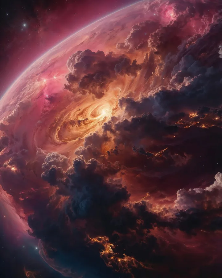The Nebular Sanctuary — Year of the Pig Chinese Zodiac Realm Art Print