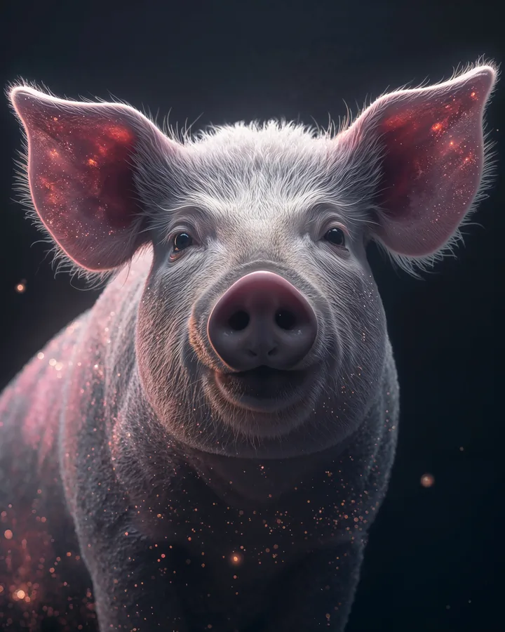 Pig Chinese Zodiac Art Print