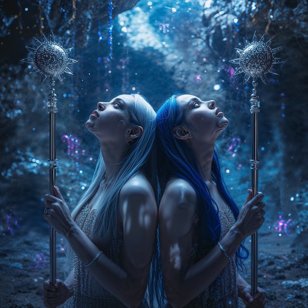 Gemini Zodiac Digital Art Print — Instant Download