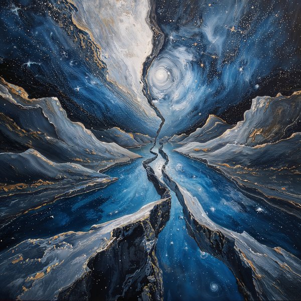 The Rift of Gemini — Zodiac Landscape Art Print
