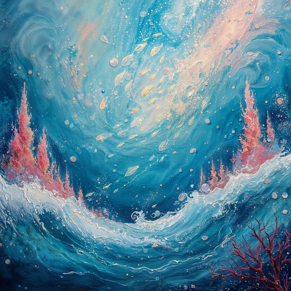The Dreaming Tides — Zodiac Landscape Art Print
