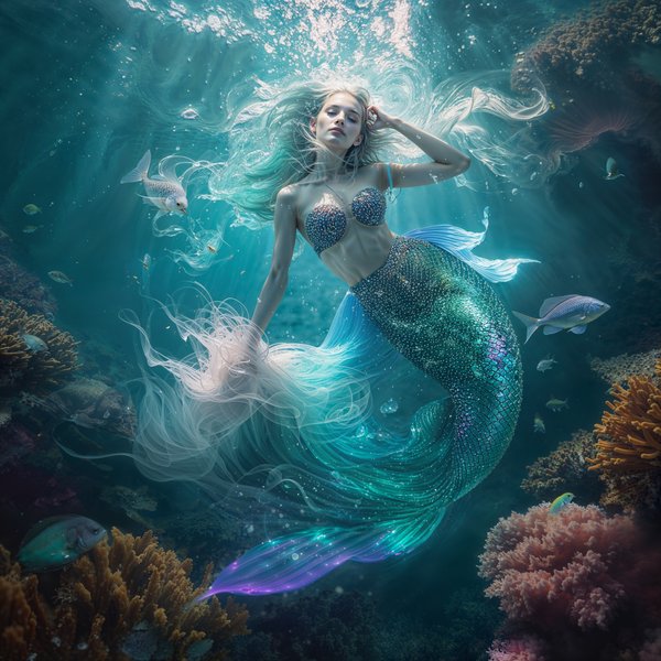 Pisces Zodiac Digital Art Print — Instant Download