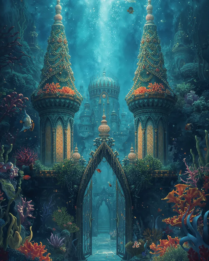 Pisces Zodiac Realm Art — Bundle of 8 Designs